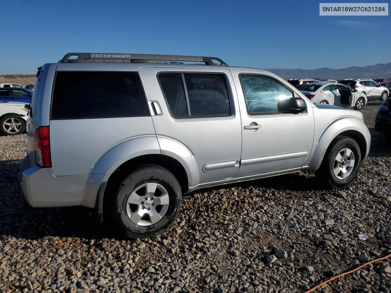 2007 Nissan Pathfinder Le VIN: 5N1AR18W27C621284 Lot: 78035204