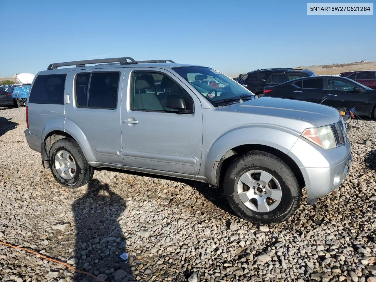 2007 Nissan Pathfinder Le VIN: 5N1AR18W27C621284 Lot: 78035204