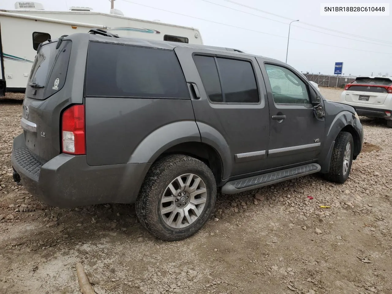 2008 Nissan Pathfinder Le VIN: 5N1BR18B28C610448 Lot: 45411914