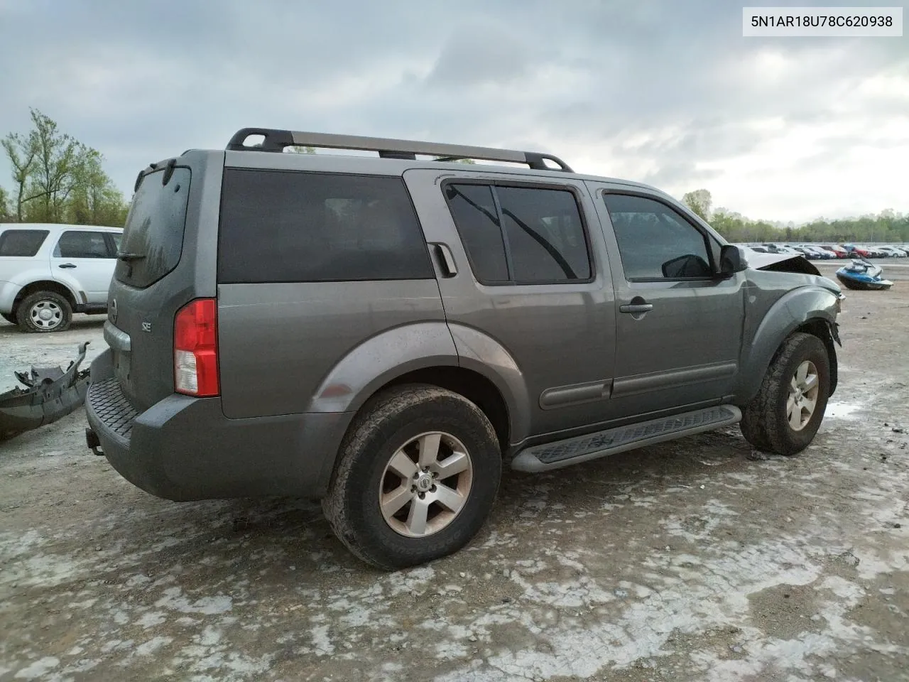 2008 Nissan Pathfinder S VIN: 5N1AR18U78C620938 Lot: 47057833