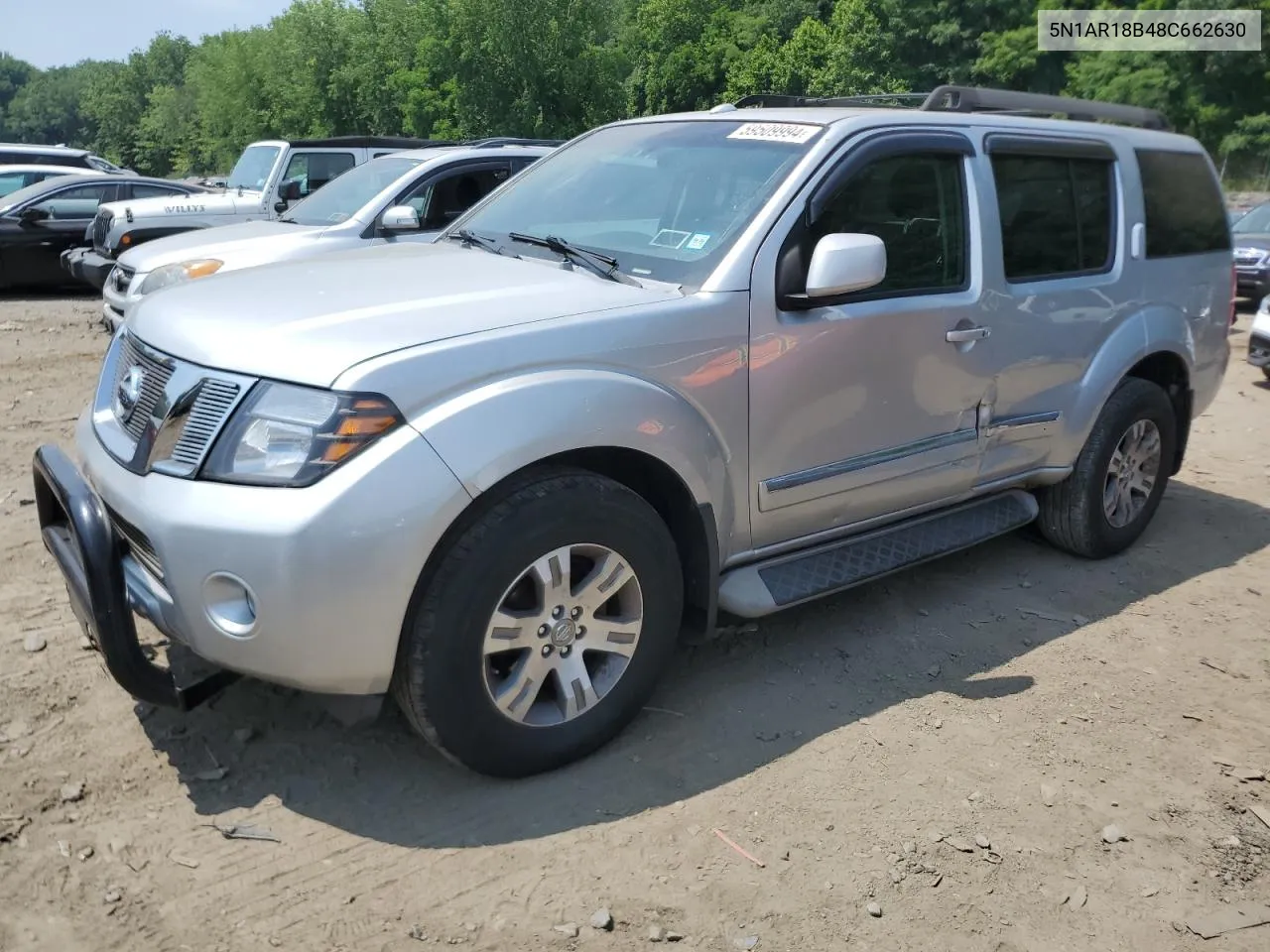 2008 Nissan Pathfinder S VIN: 5N1AR18B48C662630 Lot: 59509994