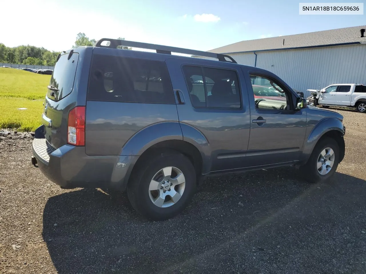 2008 Nissan Pathfinder S VIN: 5N1AR18B18C659636 Lot: 60466554