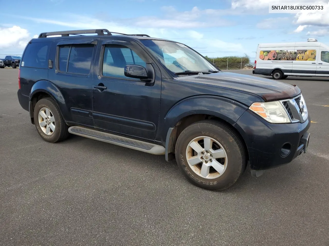 5N1AR18UX8C600733 2008 Nissan Pathfinder S