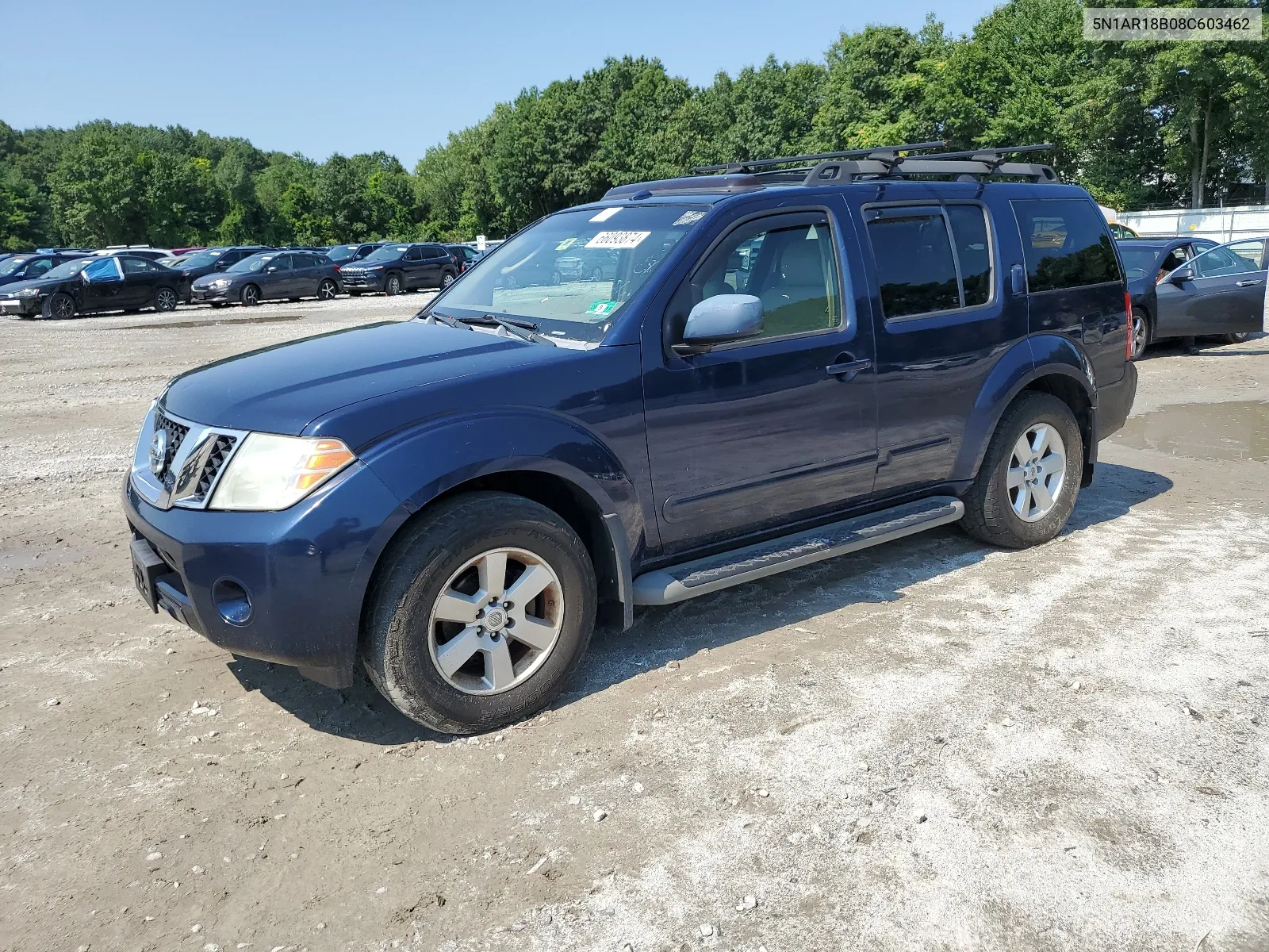 2008 Nissan Pathfinder S VIN: 5N1AR18B08C603462 Lot: 66093874