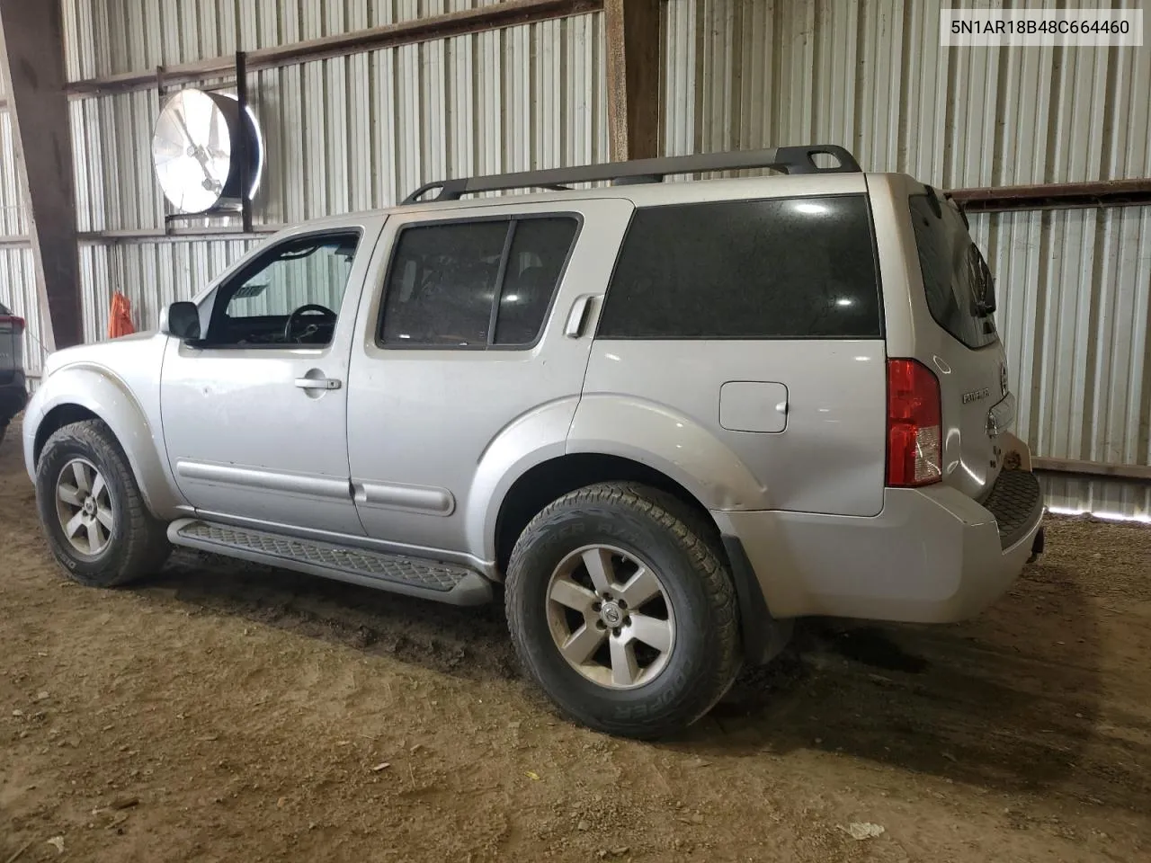 2008 Nissan Pathfinder S VIN: 5N1AR18B48C664460 Lot: 67124564