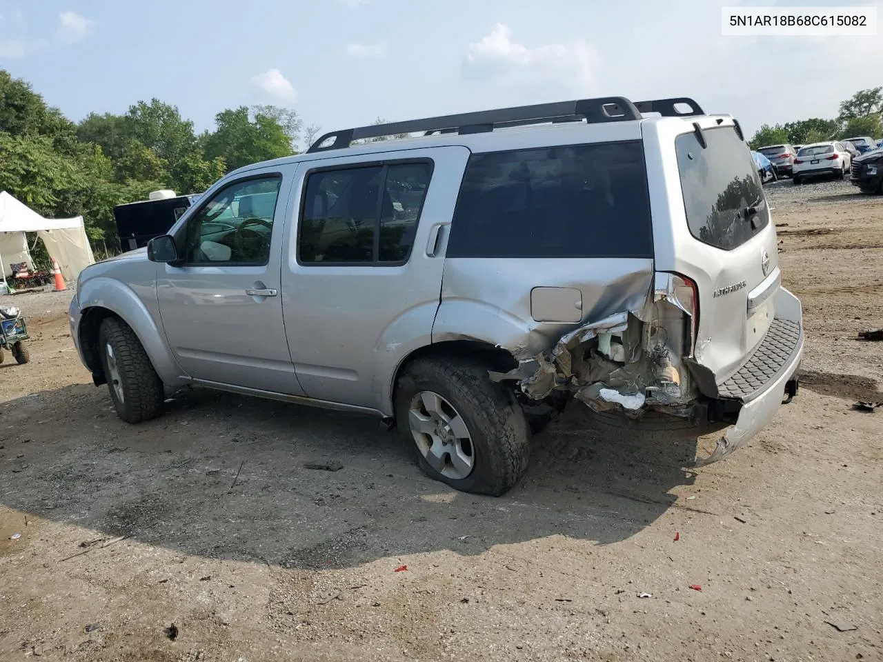 2008 Nissan Pathfinder S VIN: 5N1AR18B68C615082 Lot: 67211544