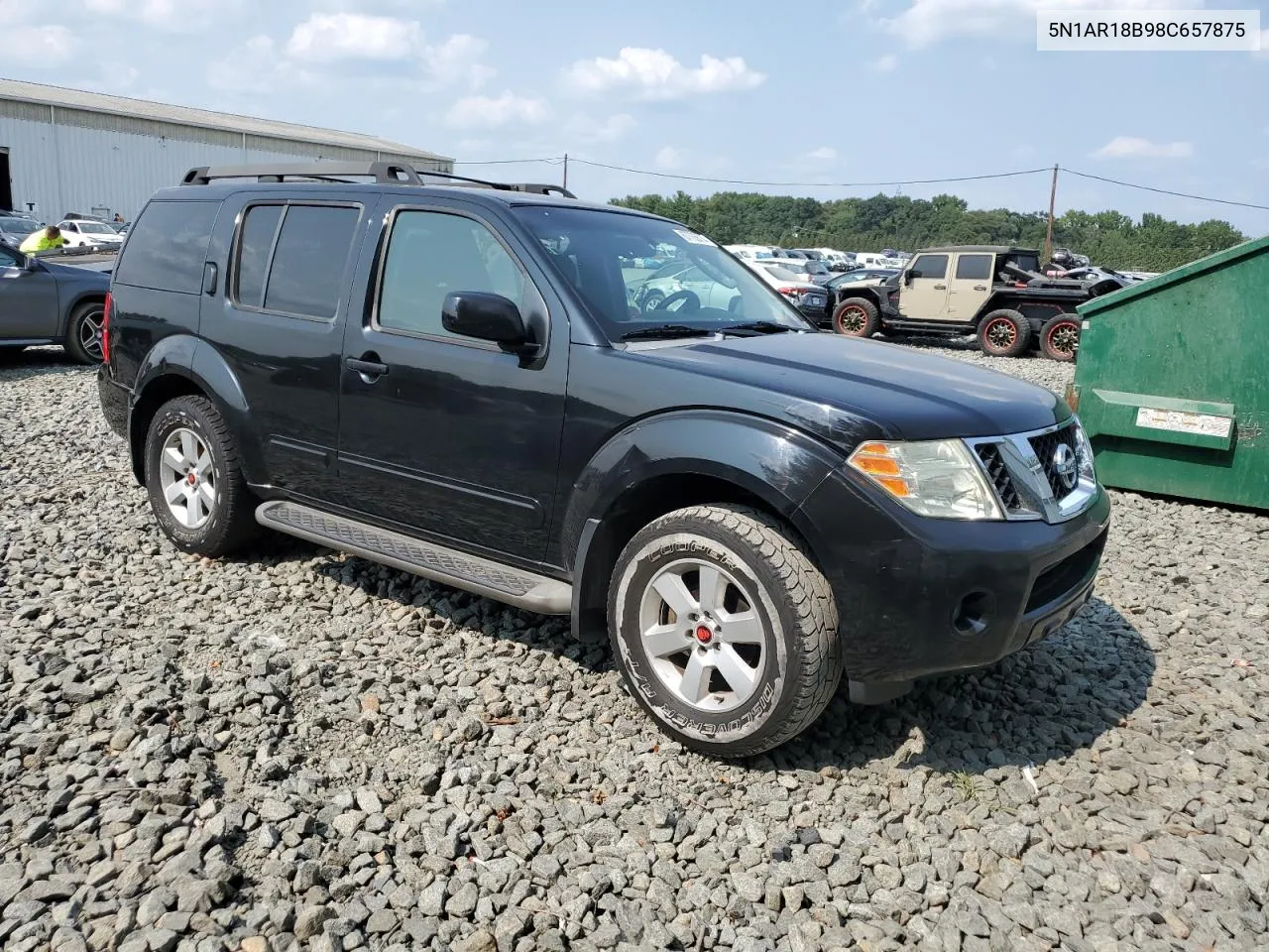 2008 Nissan Pathfinder S VIN: 5N1AR18B98C657875 Lot: 67765614