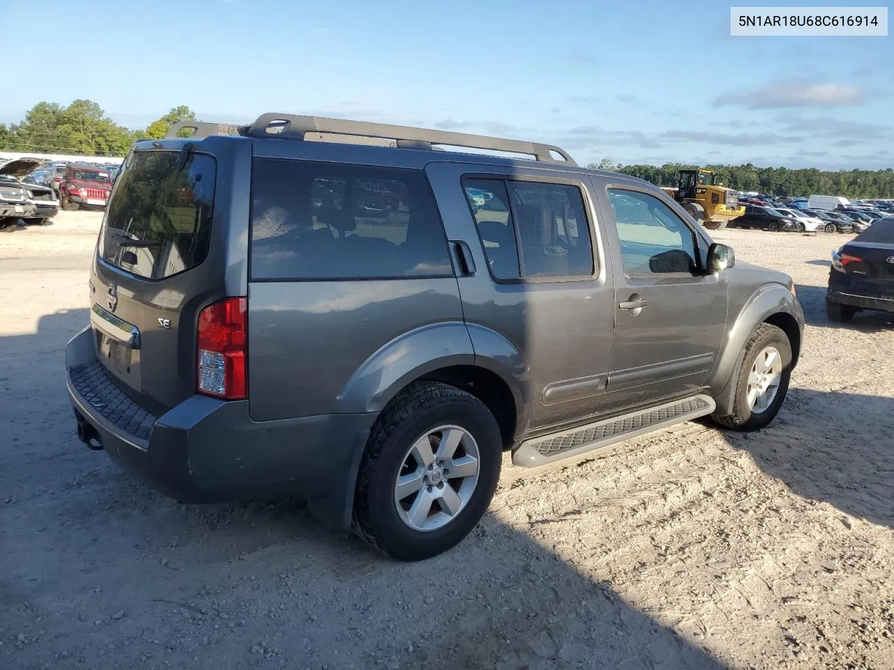 2008 Nissan Pathfinder S VIN: 5N1AR18U68C616914 Lot: 69061074