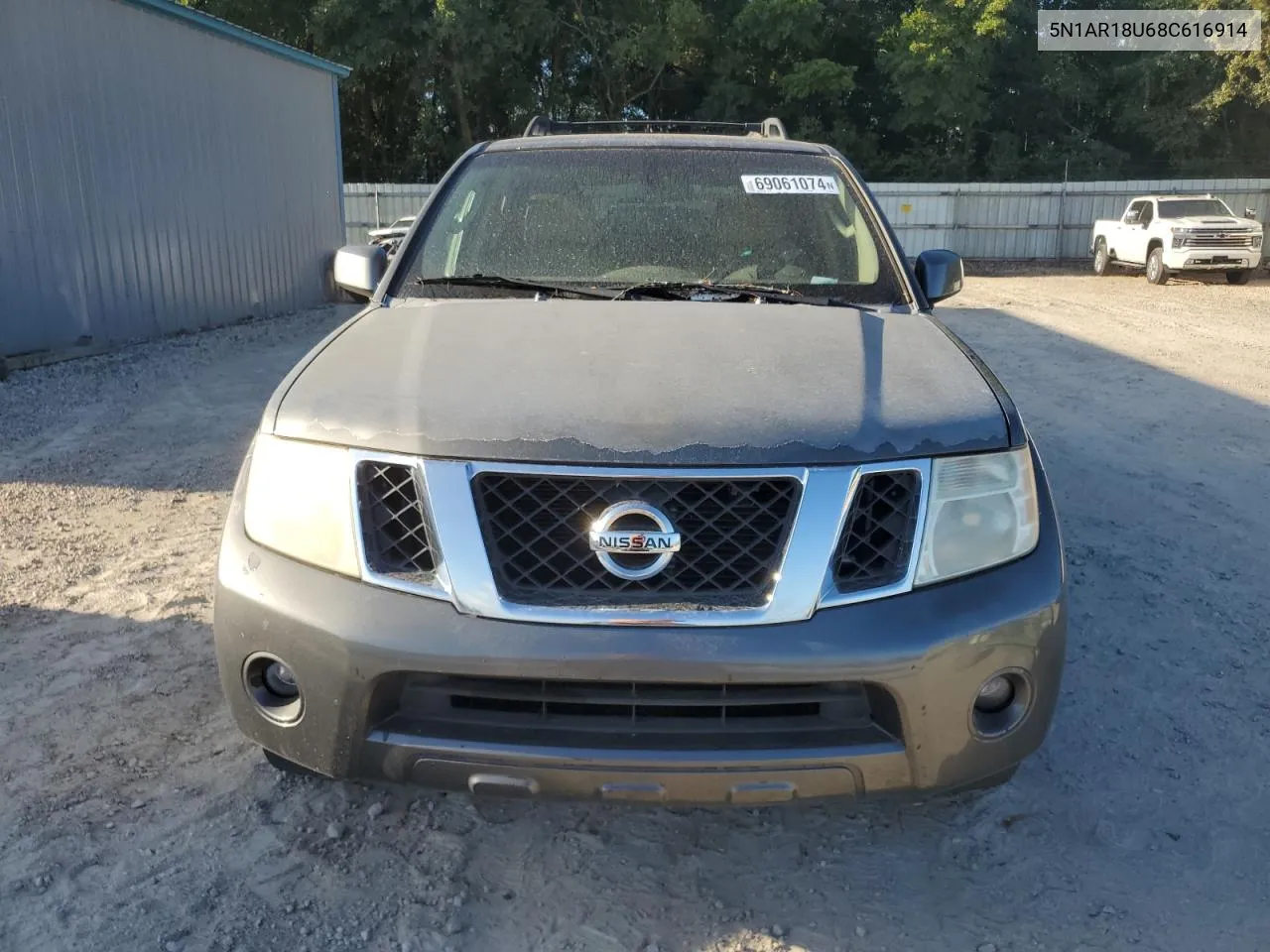 2008 Nissan Pathfinder S VIN: 5N1AR18U68C616914 Lot: 69061074