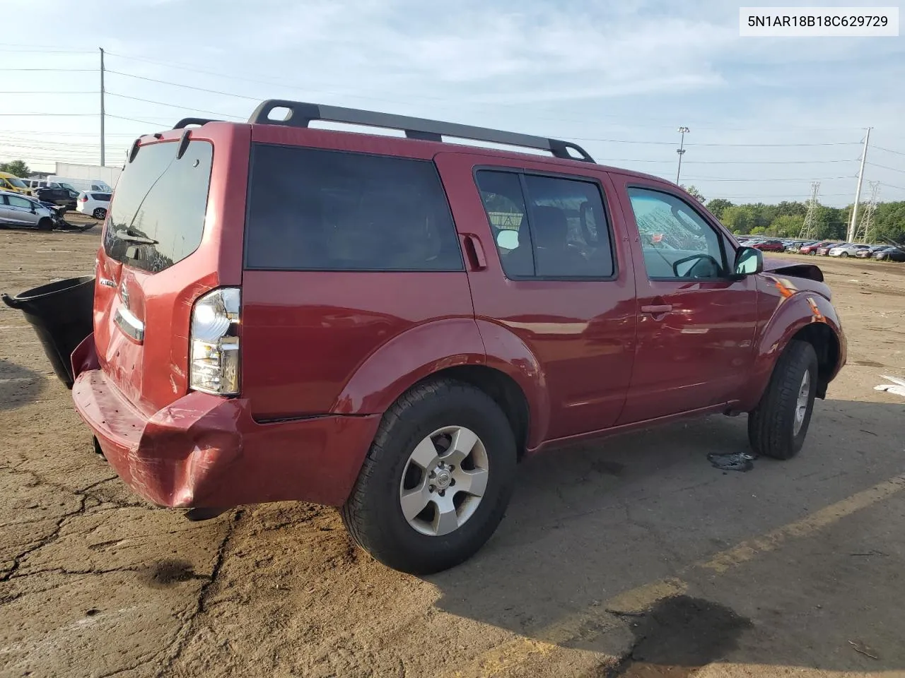 5N1AR18B18C629729 2008 Nissan Pathfinder S