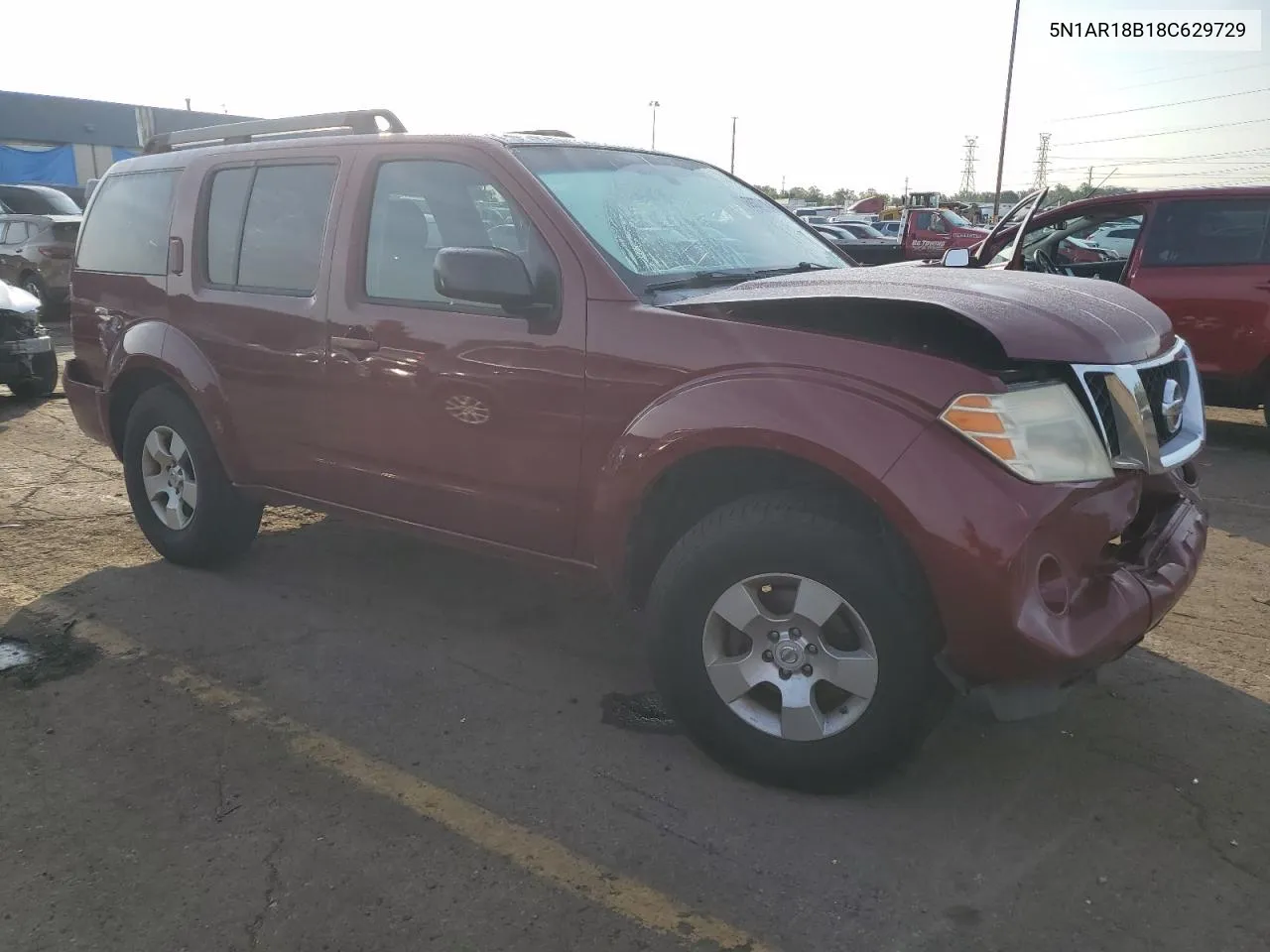 2008 Nissan Pathfinder S VIN: 5N1AR18B18C629729 Lot: 69371154