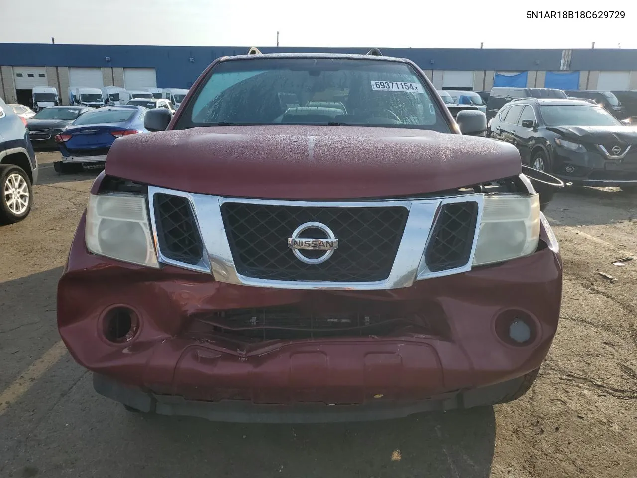 2008 Nissan Pathfinder S VIN: 5N1AR18B18C629729 Lot: 69371154