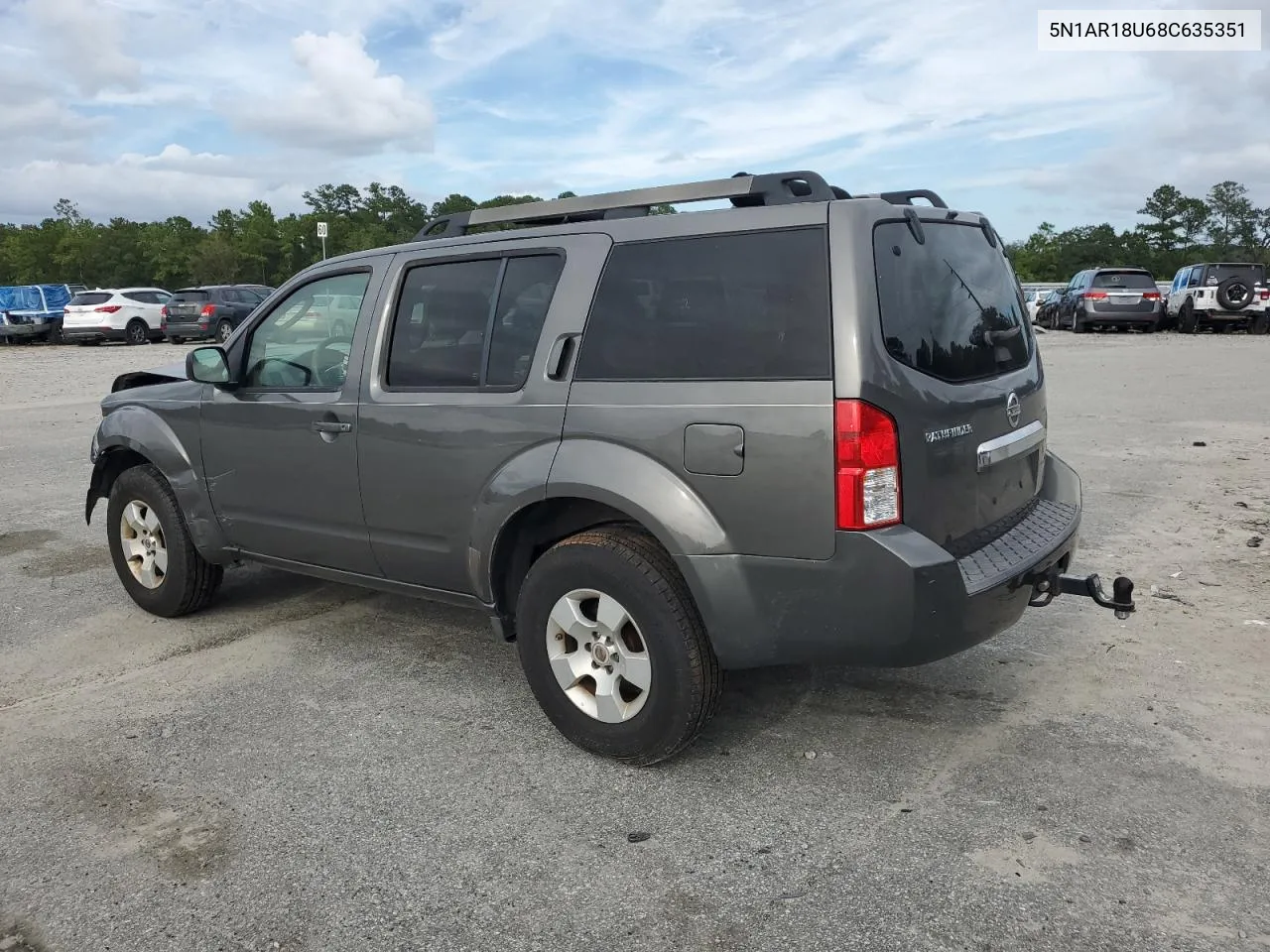 2008 Nissan Pathfinder S VIN: 5N1AR18U68C635351 Lot: 70893444