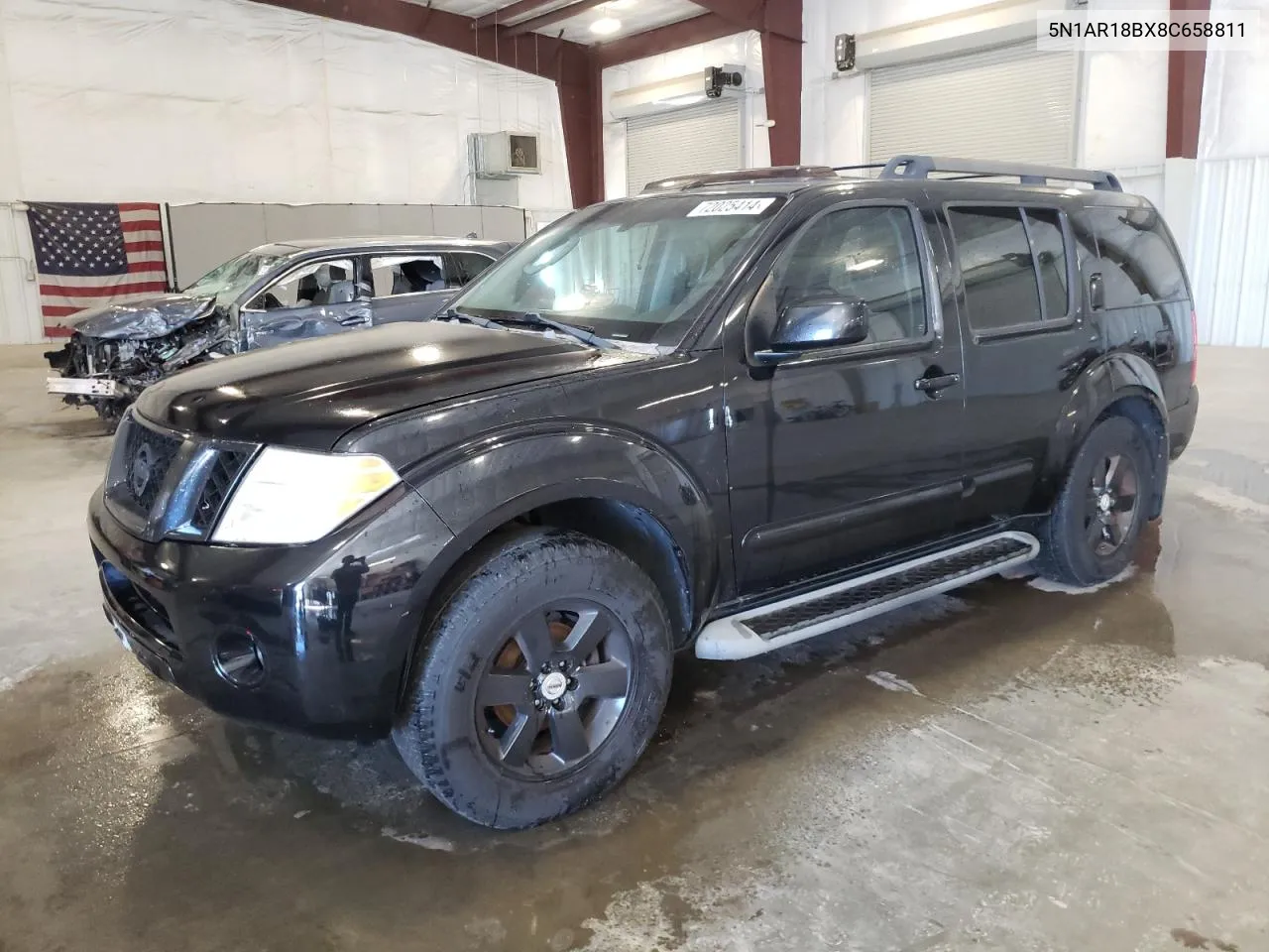 2008 Nissan Pathfinder S VIN: 5N1AR18BX8C658811 Lot: 72025414