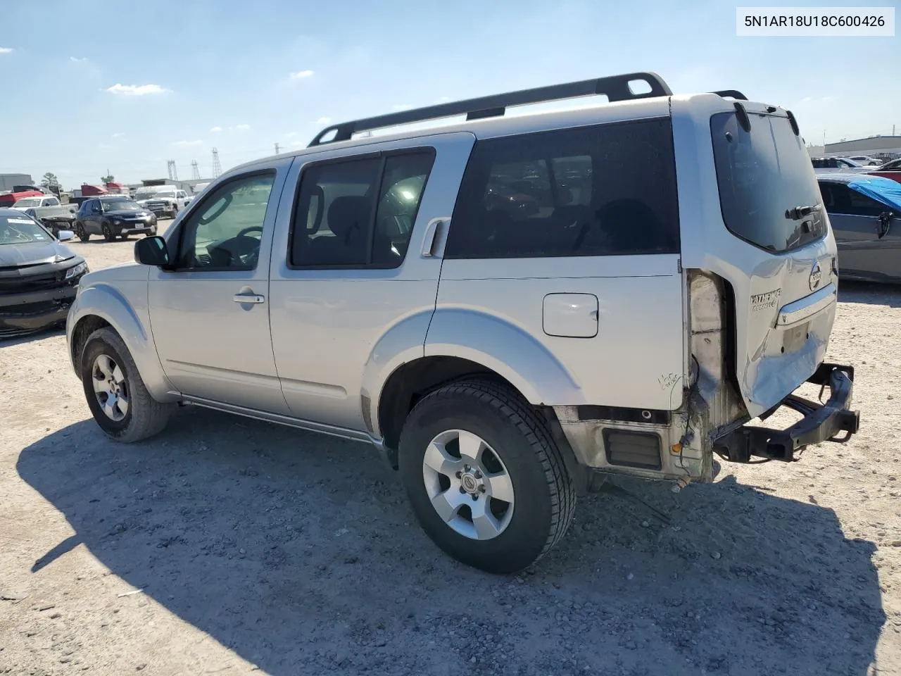 2008 Nissan Pathfinder S VIN: 5N1AR18U18C600426 Lot: 72594124