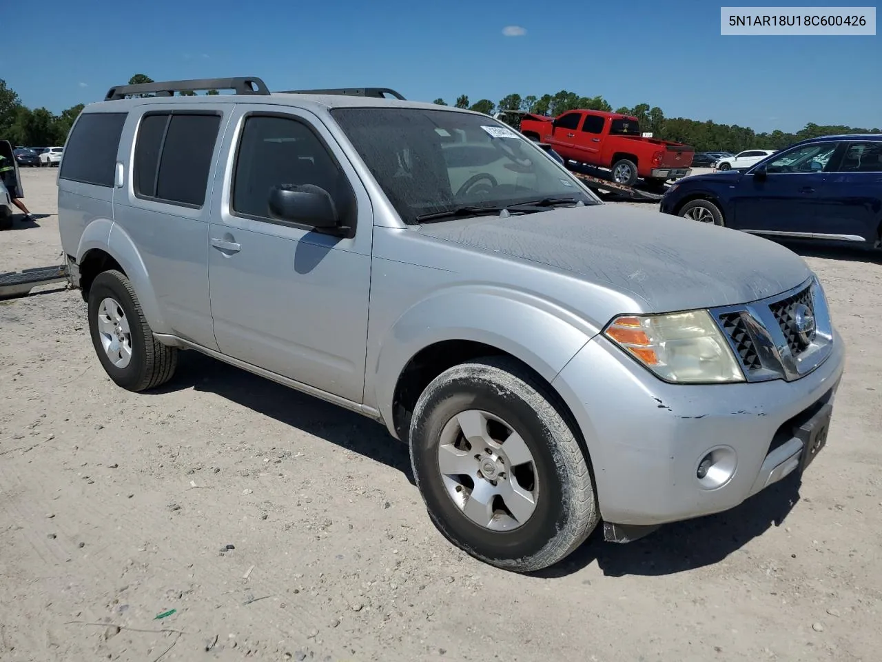 5N1AR18U18C600426 2008 Nissan Pathfinder S