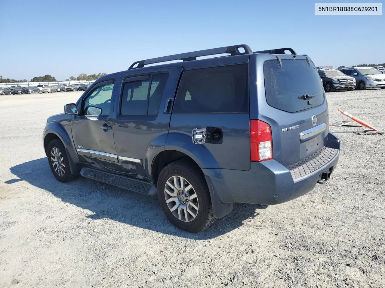 2008 Nissan Pathfinder Le VIN: 5N1BR18B88C629201 Lot: 72937764