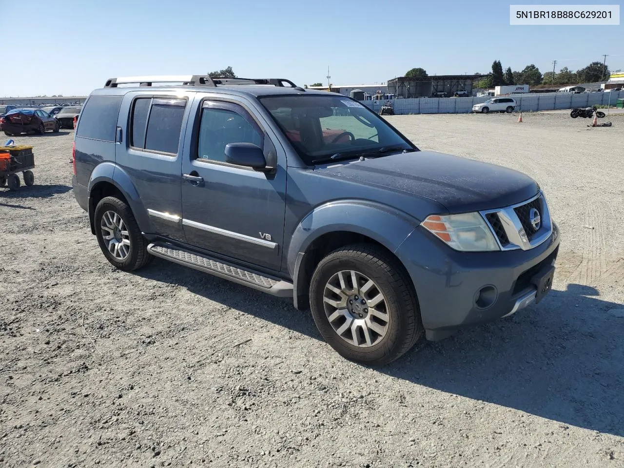 2008 Nissan Pathfinder Le VIN: 5N1BR18B88C629201 Lot: 72937764