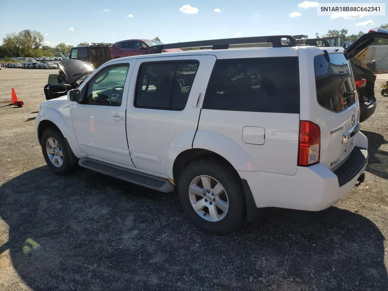 2008 Nissan Pathfinder S VIN: 5N1AR18B88C662341 Lot: 73419214