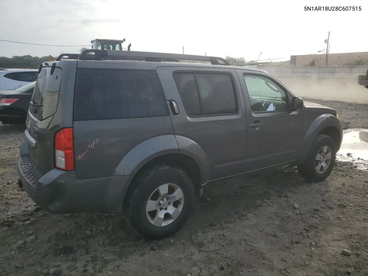 2008 Nissan Pathfinder S VIN: 5N1AR18U28C607515 Lot: 74378474