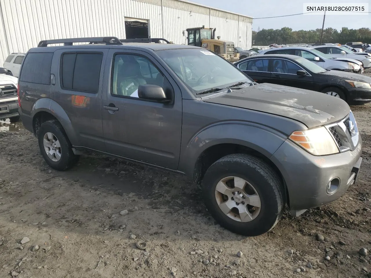 2008 Nissan Pathfinder S VIN: 5N1AR18U28C607515 Lot: 74378474