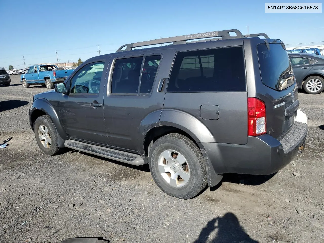 2008 Nissan Pathfinder S VIN: 5N1AR18B68C615678 Lot: 74793004