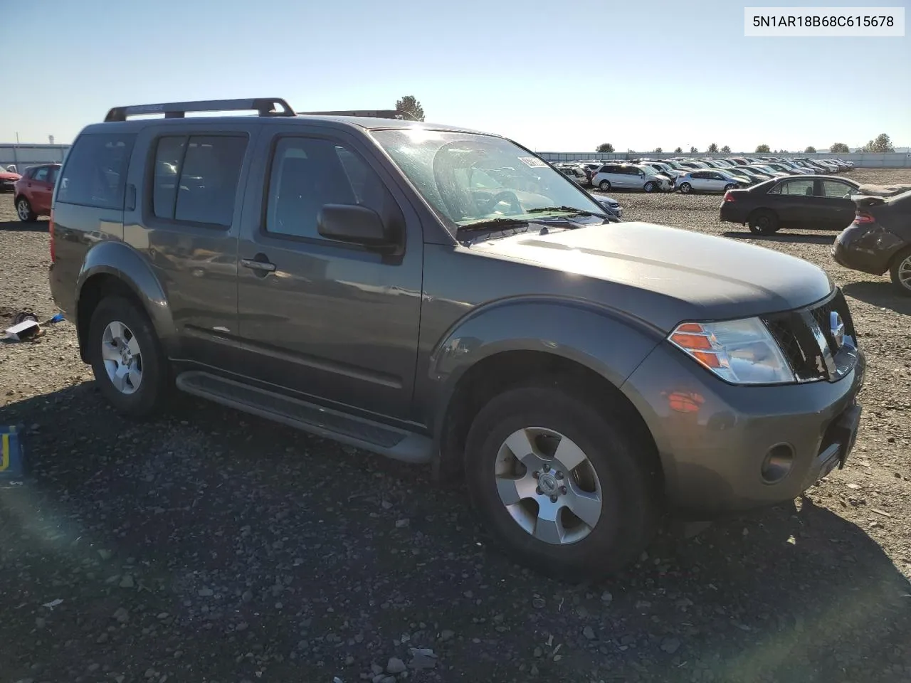 2008 Nissan Pathfinder S VIN: 5N1AR18B68C615678 Lot: 74793004