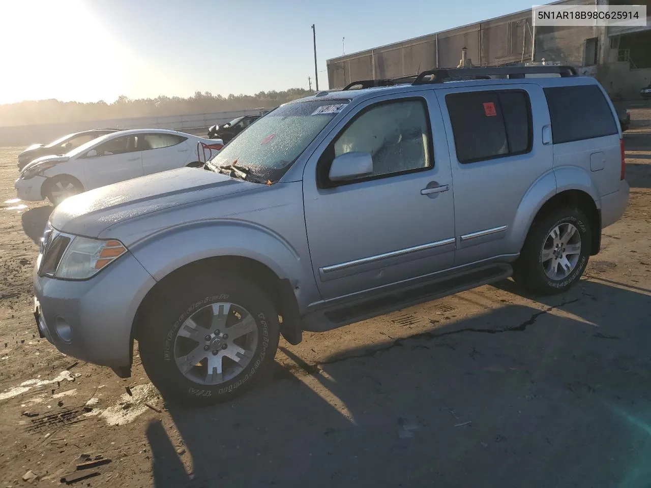 2008 Nissan Pathfinder S VIN: 5N1AR18B98C625914 Lot: 75297184