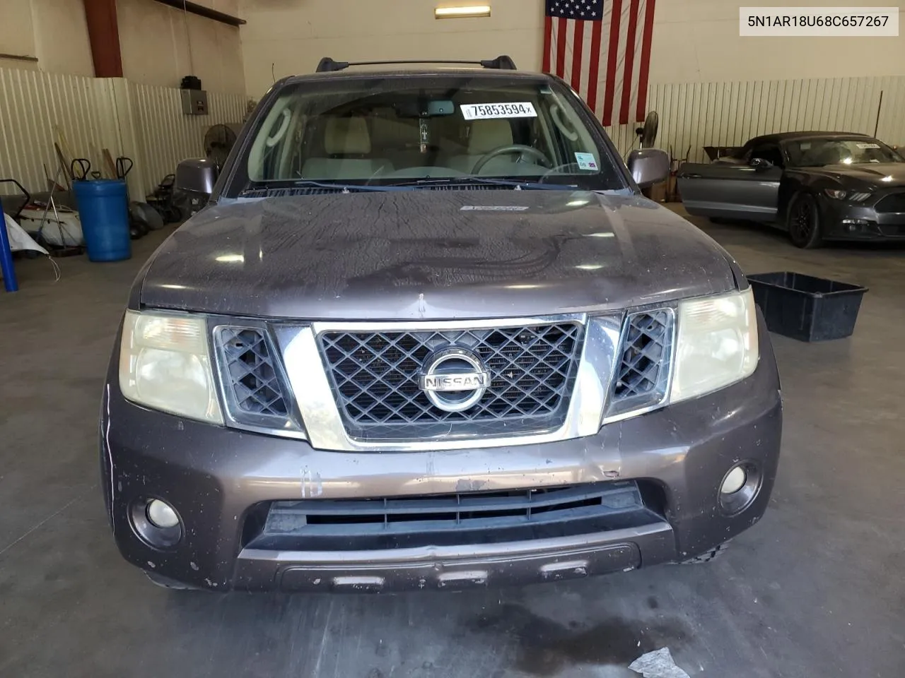 2008 Nissan Pathfinder S VIN: 5N1AR18U68C657267 Lot: 75853594