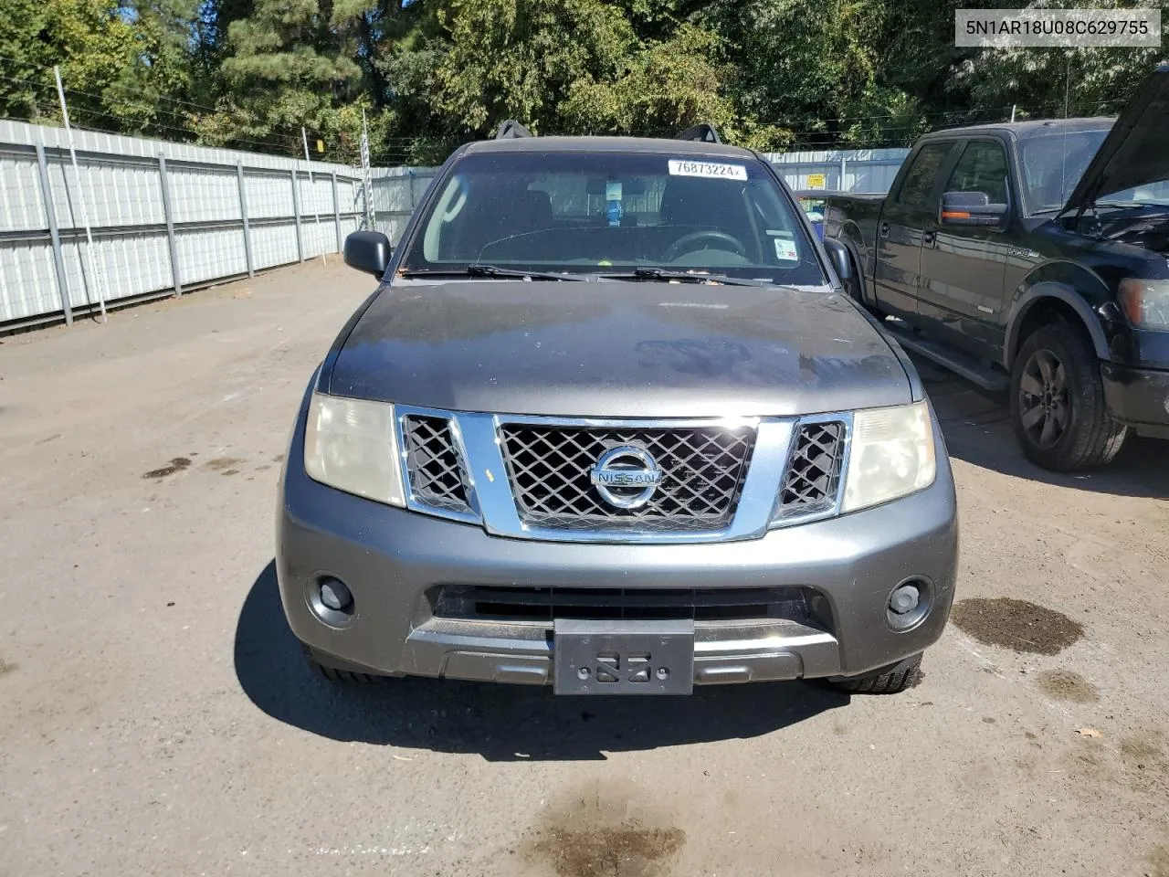 2008 Nissan Pathfinder S VIN: 5N1AR18U08C629755 Lot: 76873224