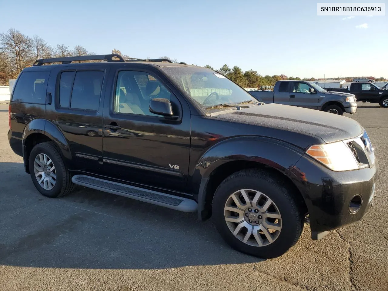 2008 Nissan Pathfinder Le VIN: 5N1BR18B18C636913 Lot: 77346774