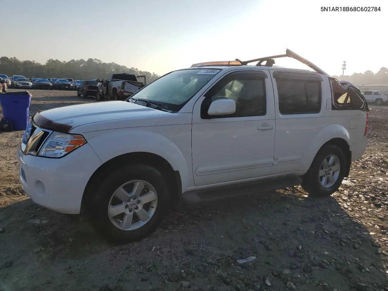 2008 Nissan Pathfinder S VIN: 5N1AR18B68C602784 Lot: 77353904