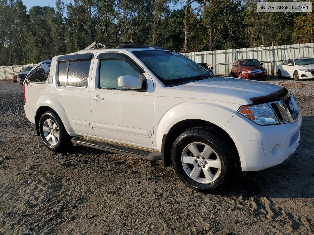 2008 Nissan Pathfinder S VIN: 5N1AR18B68C602784 Lot: 77353904