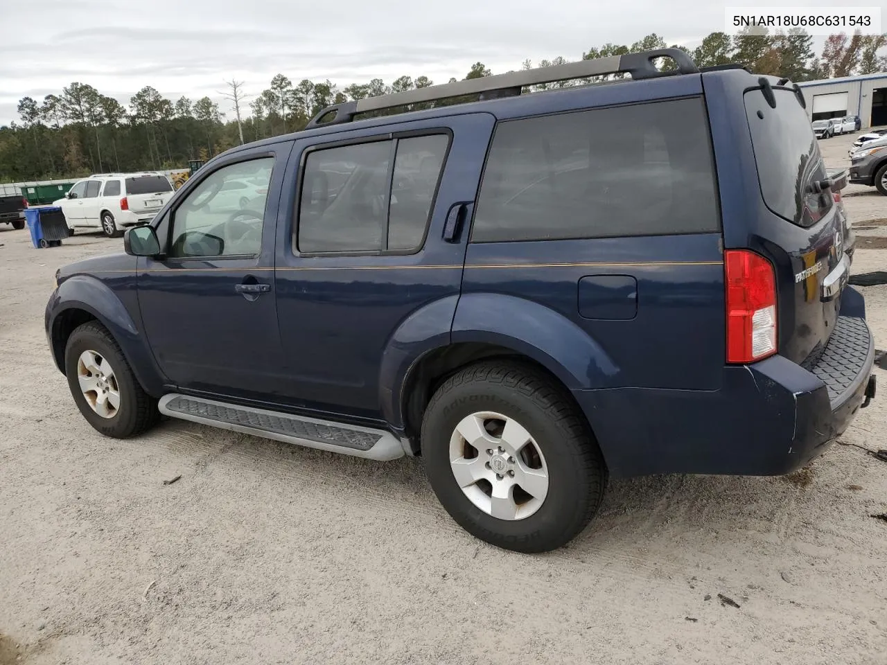 2008 Nissan Pathfinder S VIN: 5N1AR18U68C631543 Lot: 77694484