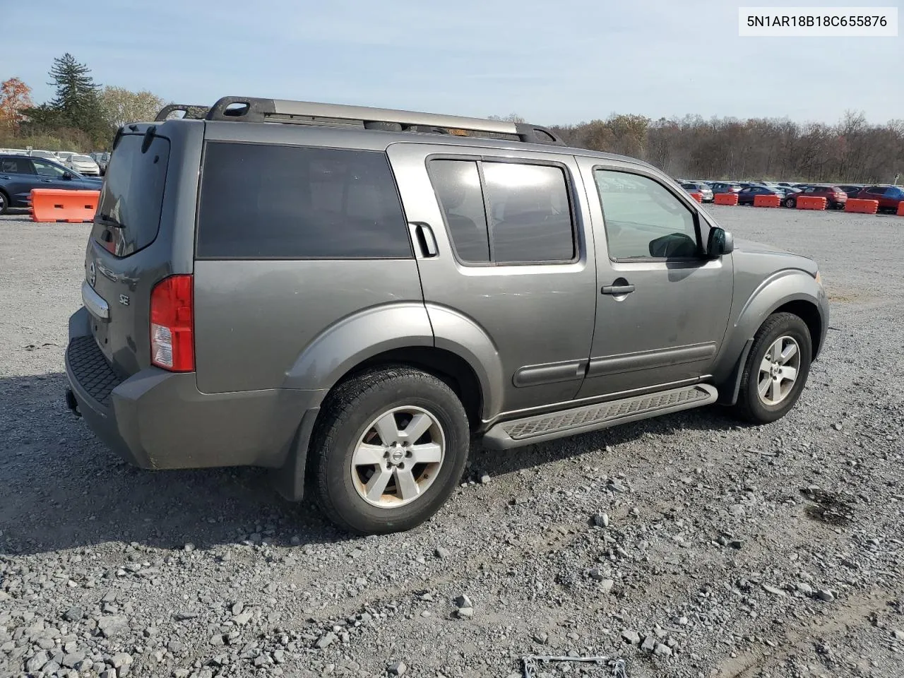 2008 Nissan Pathfinder S VIN: 5N1AR18B18C655876 Lot: 78094294