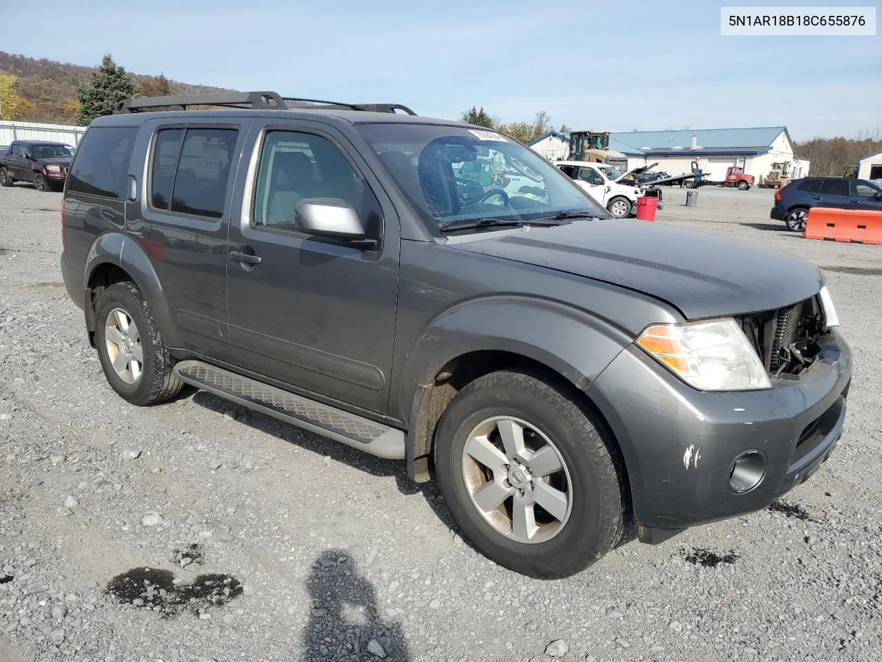 2008 Nissan Pathfinder S VIN: 5N1AR18B18C655876 Lot: 78094294