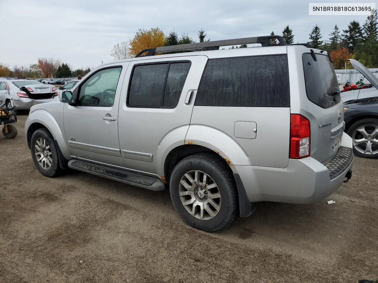 2008 Nissan Pathfinder Le VIN: 5N1BR18B18C613695 Lot: 78132444