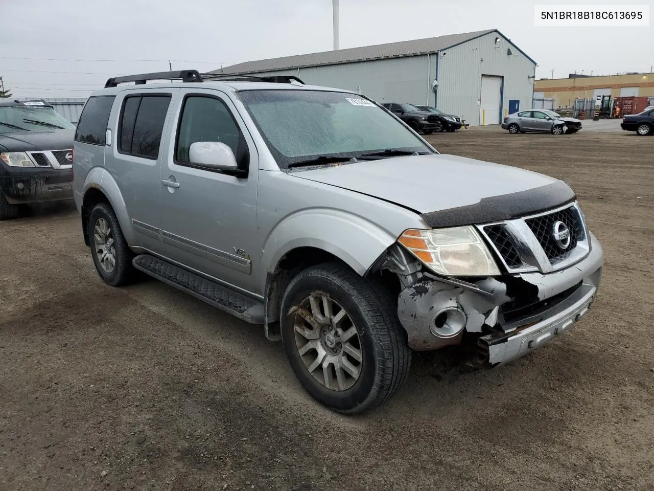 2008 Nissan Pathfinder Le VIN: 5N1BR18B18C613695 Lot: 78132444