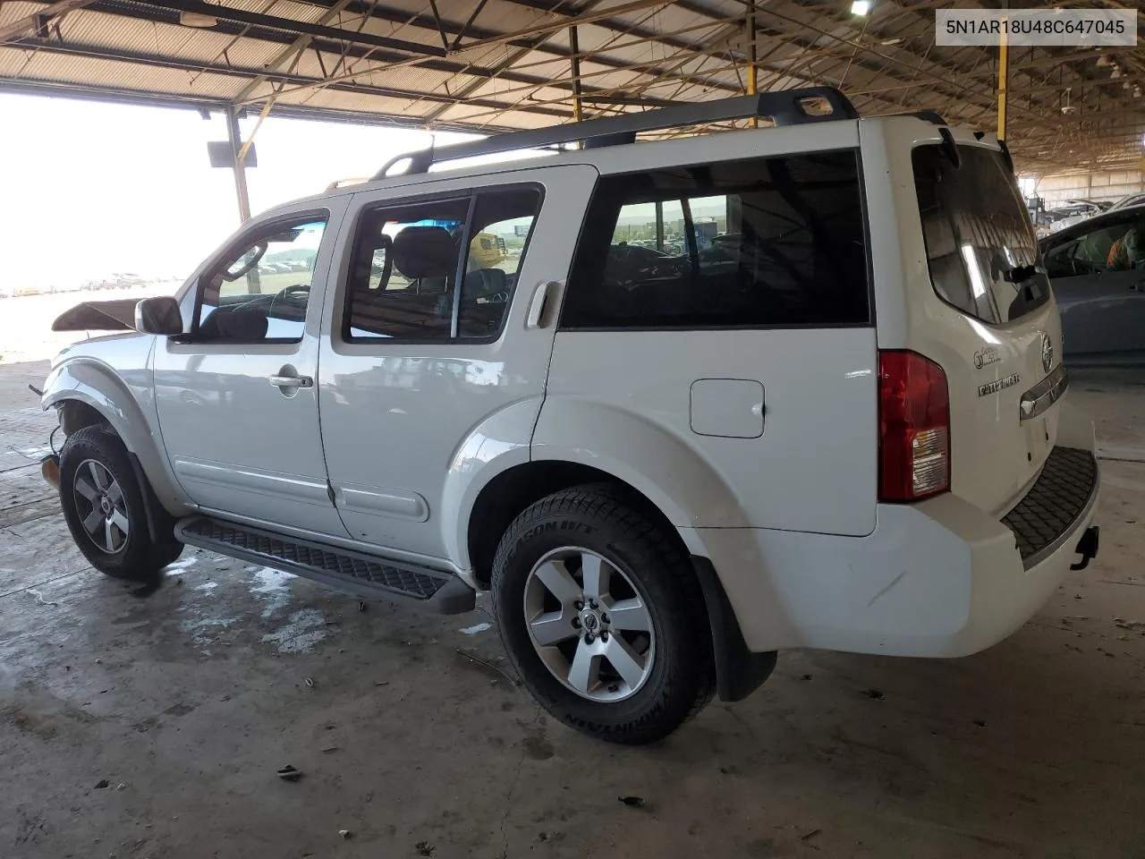 2008 Nissan Pathfinder S VIN: 5N1AR18U48C647045 Lot: 78629844