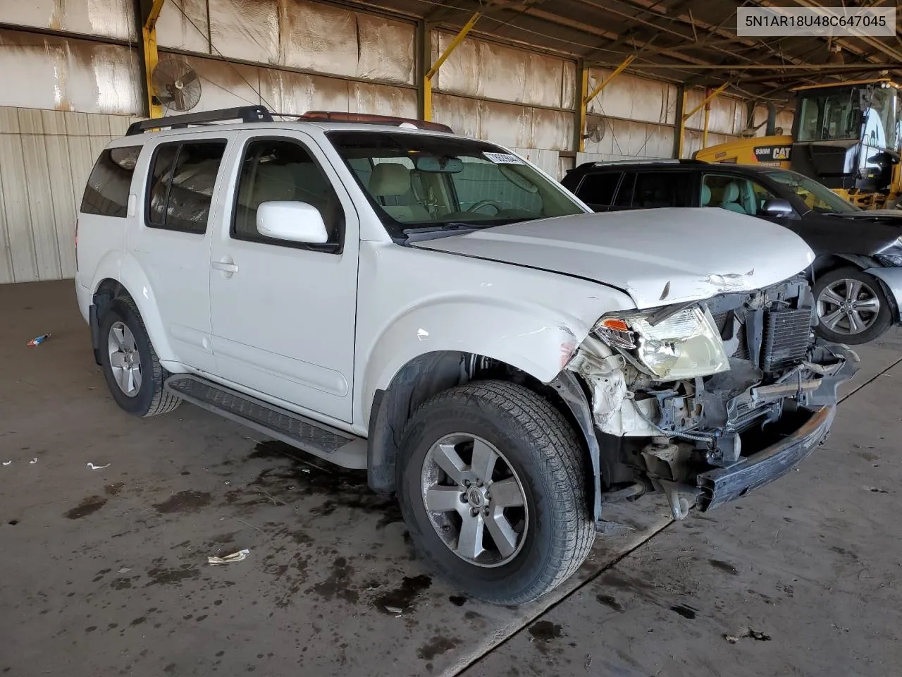 2008 Nissan Pathfinder S VIN: 5N1AR18U48C647045 Lot: 78629844