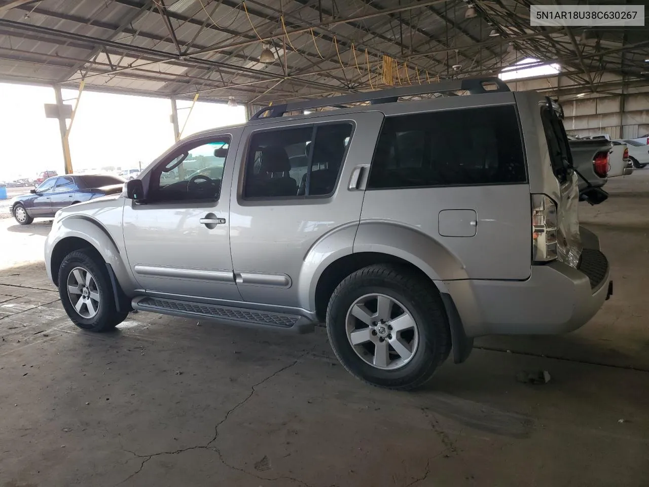 2008 Nissan Pathfinder S VIN: 5N1AR18U38C630267 Lot: 78898174