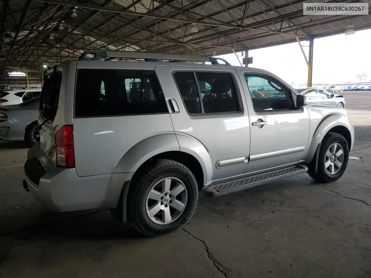 2008 Nissan Pathfinder S VIN: 5N1AR18U38C630267 Lot: 78898174