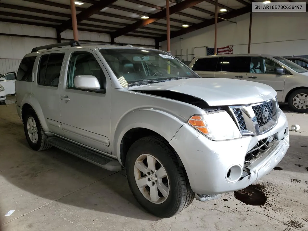 2008 Nissan Pathfinder S VIN: 5N1AR18B78C638497 Lot: 79946794