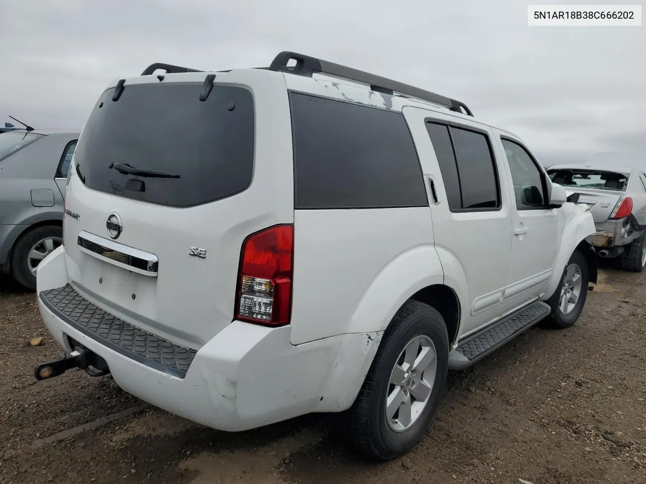 2008 Nissan Pathfinder S VIN: 5N1AR18B38C666202 Lot: 80711684