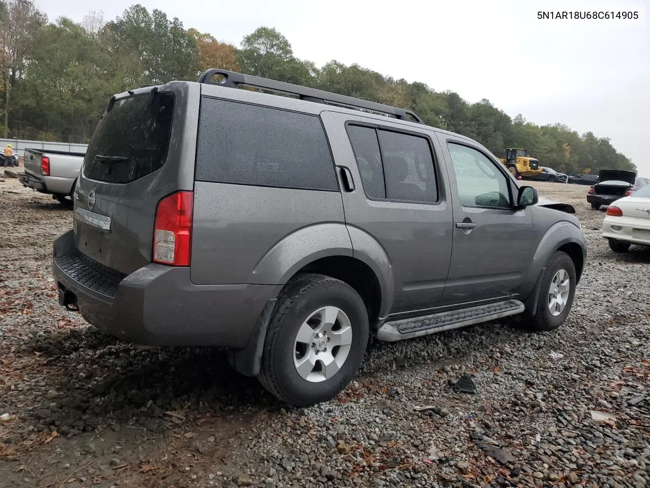 2008 Nissan Pathfinder S VIN: 5N1AR18U68C614905 Lot: 80968544