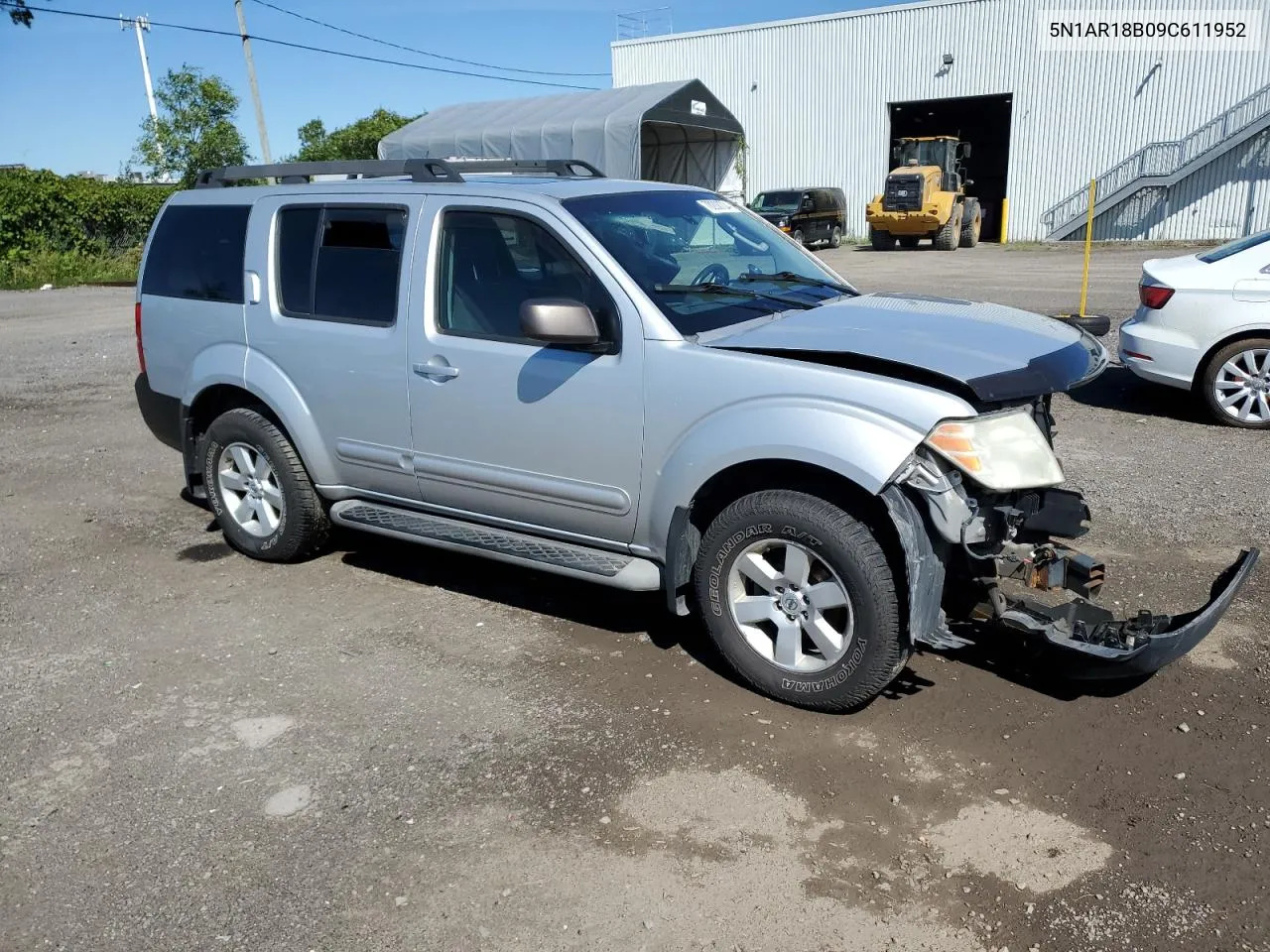 2009 Nissan Pathfinder S VIN: 5N1AR18B09C611952 Lot: 70208704