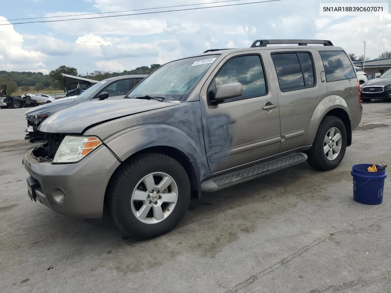 2009 Nissan Pathfinder S VIN: 5N1AR18B39C607071 Lot: 72718154