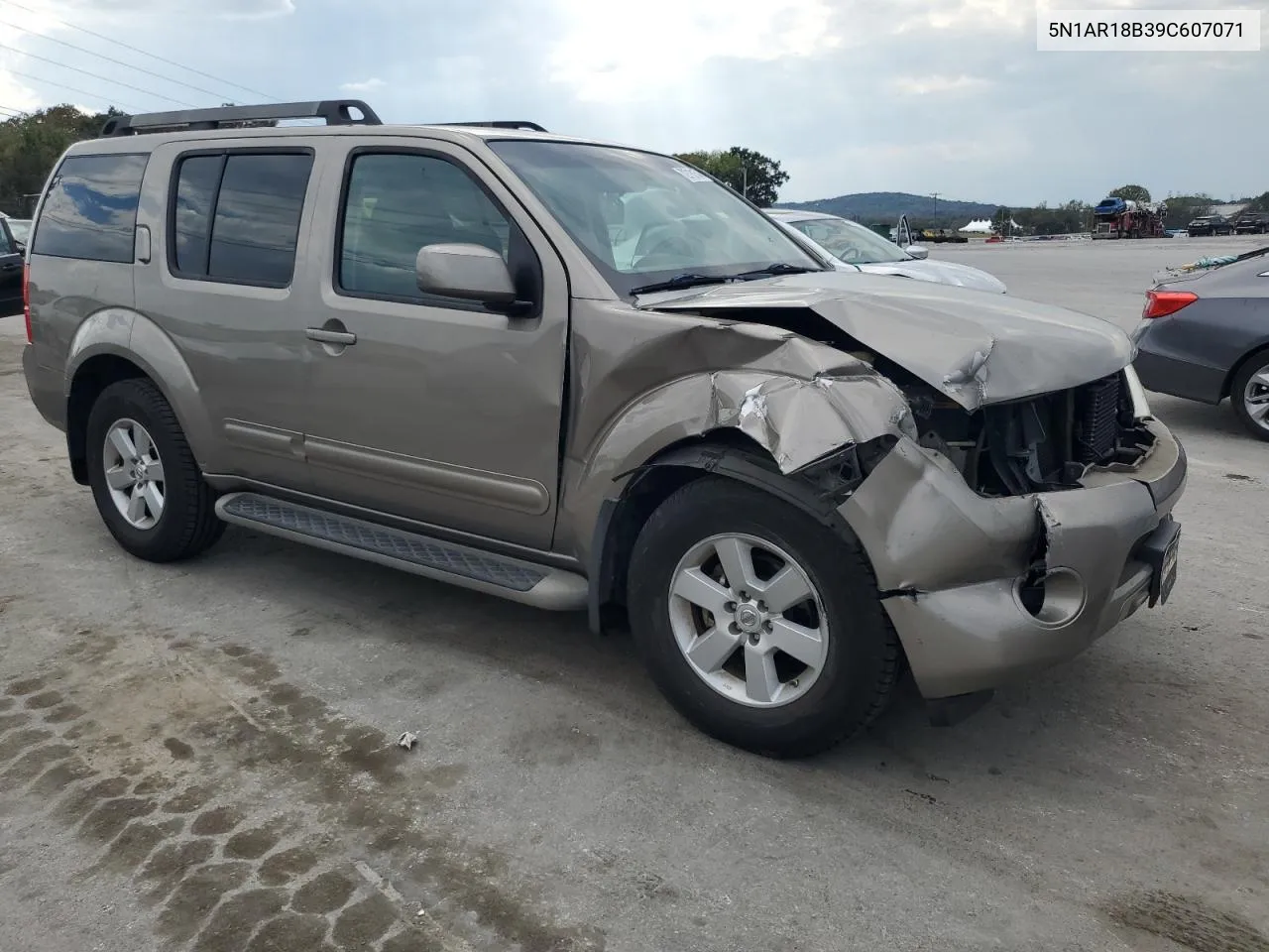 2009 Nissan Pathfinder S VIN: 5N1AR18B39C607071 Lot: 72718154