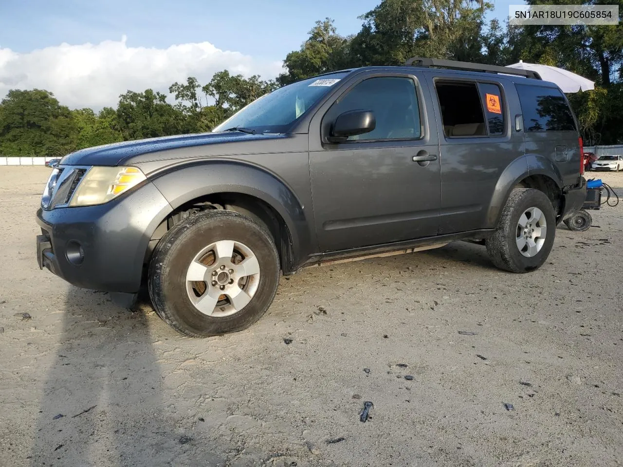 2009 Nissan Pathfinder S VIN: 5N1AR18U19C605854 Lot: 73388124