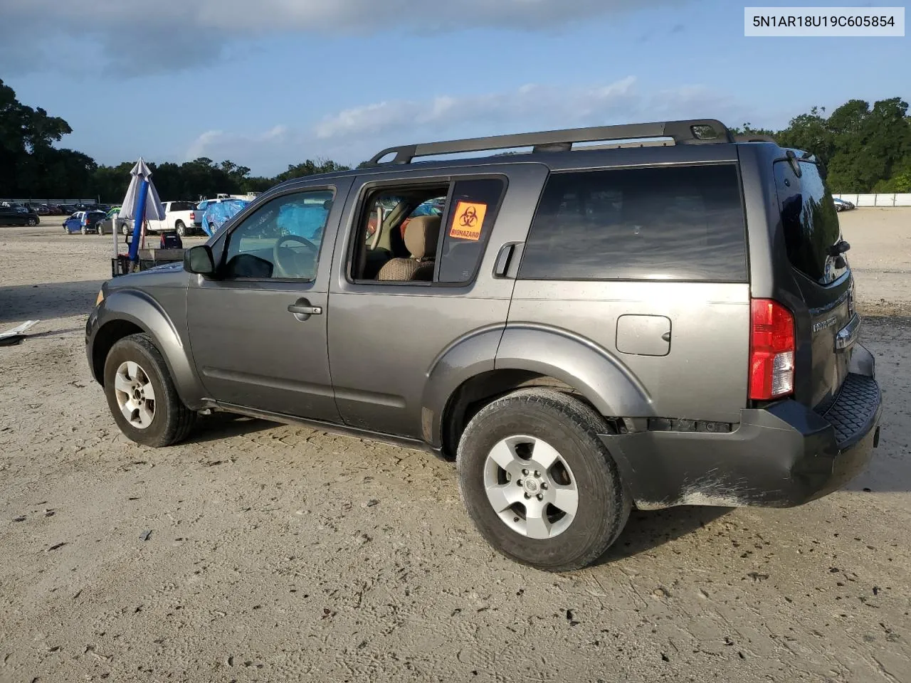 2009 Nissan Pathfinder S VIN: 5N1AR18U19C605854 Lot: 73388124